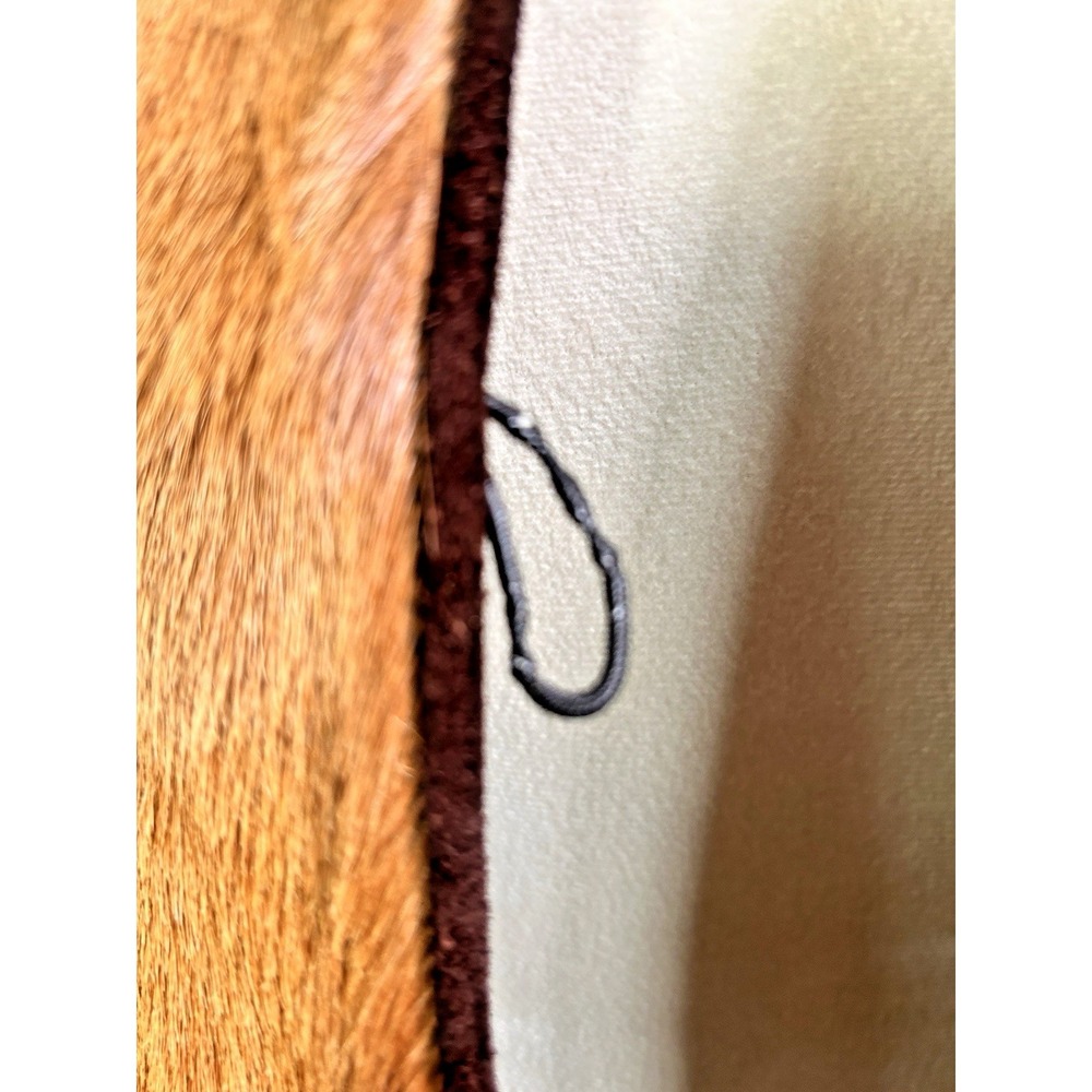 Vintage Hand-made Deer Hide Leather Suede Vest/ Skirt Fringe Three Tone OOAK - Picture 9 of 16